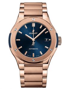 Đồng hồ Hublot Classic Fusion Blue King Gold Bracelet 510.OX.7180.OX