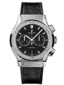 Đồng hồ Hublot Classic Fusion Chronograph Titanium Diamonds 541.NX.1171.LR.1104
