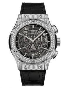 Đồng hồ Hublot Classic Fusion Aerofusion Titanium Pavé 525.NX.0170.LR.1704