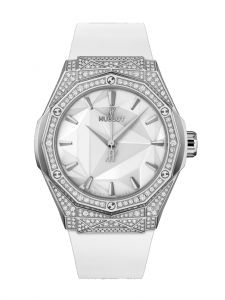 Đồng hồ Hublot Classic Fusion Orlinski Titanium White Pavé 550.NS.2200.RW.1604.ORL20 - Lướt