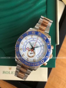 Đồng hồ Rolex Yacht-Master II M116681-0001 116681-0001 Thép Oystersteel và Vàng Everose 18ct Mặt Trắng