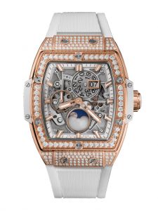 Đồng hồ Hublot Spirit of Big Bang Moonphase King Gold White Pavé 647.OE.2080.RW.1604