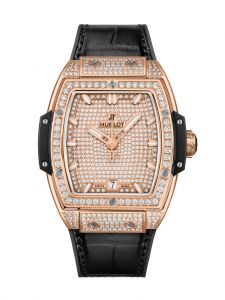 Đồng hồ Hublot Spirit of Big Bang King Gold Full Pavé 665.OX.9010.LR.1604