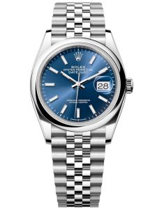 Đồng hồ Rolex Datejust 36 M126200-0005 126200-0005 Thép Oystersteel Mặt xanh sáng