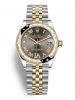 dong-ho-rolex-datejust-m278343rbr-0018-278343rbr-0018-oystersteel-vang-vang-va-kim-cuong-mat-so-xam-dam-kim-cuong - ảnh nhỏ  1