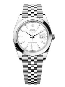 Đồng hồ Rolex Datejust 41 M126300-0006 126300-0006 Thép Oystersteel Mặt trắng