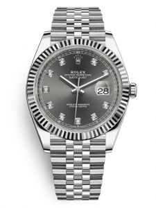 Đồng hồ Rolex Datejust 41 M126334-0006 126334-0006 Thép Oystersteel và Vàng Trắng 18ct Mặt ghi xám