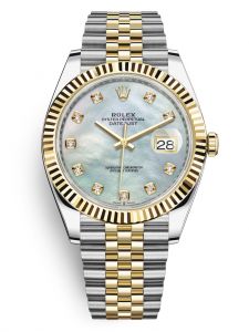 Đồng hồ Rolex Datejust 41 M126333-0018 126333-0018 Thép Oystersteel và Vàng Kim 18ct Mặt khảm trai trắng