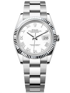 Đồng hồ Rolex Datejust M126234-0026 126234-0026 Oystersteel và vàng trắng, mặt số trắng