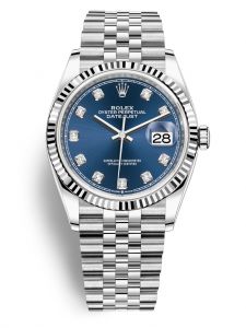 Đồng hồ Rolex Datejust 36 M126234-0037 126234-0037 Thép Oystersteel và Vàng Trắng 18ct Mặt Xanh Blue - Lướt