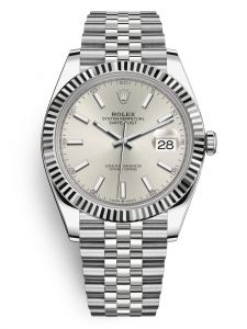 Đồng hồ Rolex Datejust 41 M126334-0004 126334-0004 Thép Oystersteel và Vàng Trắng 18ct Mặt bạc