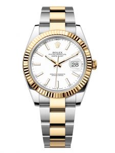 Đồng hồ Rolex Datejust 41 M126333-0015 126333-0015 Thép Oystersteel và Vàng Kim 18ct Mặt trắng
