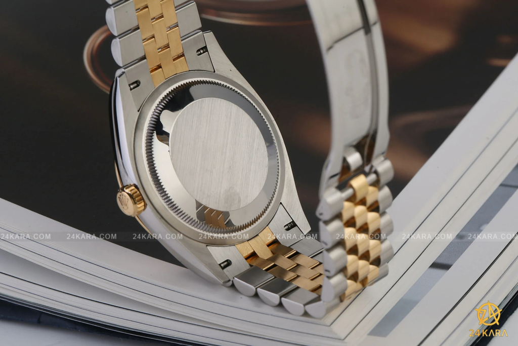 Đồng hồ Rolex Datejust 36 M126233-0015 126233-0015 Demi V&agrave;ng Kim Mặt Champagne Cọc Dạ Quang - Unworn