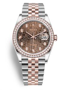 Đồng hồ Rolex Datejust 36 M126281RBR-0013 126281RBR-0013 Oystersteel, vàng Everose và kim cương