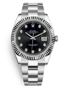 Đồng hồ Rolex Datejust 41 M126334-0011 126334-0011 Thép Oystersteel và Vàng Trắng 18ct Mặt đen sáng