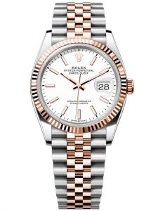 Đồng hồ Rolex Datejust 36 M126231-0017 126231-0017 Thép Oystersteel và Vàng Everose 18ct Mặt trắng