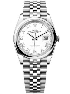 Đồng hồ Rolex Datejust M126200-0007 126200-0007 Oystersteel, mặt số trắng