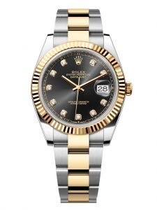 Đồng hồ Rolex Datejust M126333-0005 126333-0005 Oystersteel và vàng vàng, mặt số đen sáng kim cương