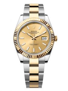 Đồng hồ Rolex Datejust 41 M126333-0009 126333-0009 Thép Oystersteel và Vàng Kim 18ct Mặt champagne