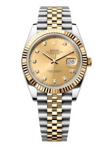 Đồng hồ Rolex Datejust M126333-0012 126333-0012 Oystersteel và vàng vàng, mặt số champagne kim cương