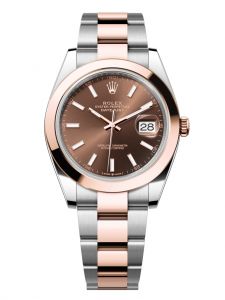 Đồng hồ Rolex Datejust M126301-0001 126301-0001 Oystersteel và vàng Everose, mặt số chocolate