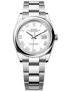 Đồng hồ Rolex Datejust M126200-0008 126200-0008 Oystersteel, mặt số trắng