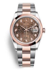 Đồng hồ Rolex Datejust 36 M126201-0026 126201-0026 Oystersteel và vàng Everose