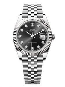 Đồng hồ Rolex Datejust M126334-0012 126334-0012 Oystersteel và vàng trắng, mặt số đen sáng kim cương