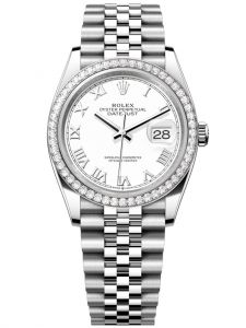 Đồng hồ Rolex Datejust M126284RBR-0017 126284RBR-0017 Oystersteel, vàng trắng và kim cương, mặt số trắng