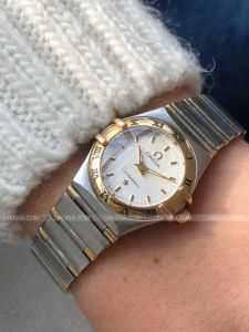 Đồng hồ Omega Constellation Quartz Mini 1362.30.00 22.5 Yellow Gold Steel