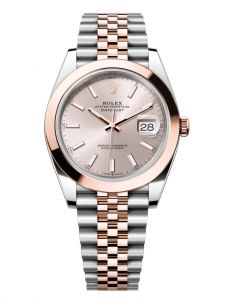 Đồng hồ Rolex Datejust M126301-0010 126301-0010 Oystersteel và vàng Everose, mặt số sundust