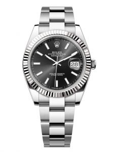 Đồng hồ Rolex Datejust 41 M126334-0017 126334-0017 Thép Oystersteel và Vàng Trắng 18ct Mặt đen sáng
