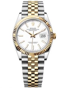 Đồng hồ Rolex Datejust 36 M126233-0019 126233-0019 Thép Oystersteel và Vàng Kim 18ct Mặt trắng