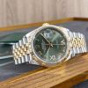 dong-ho-rolex-datejust-m126233-0025-126233-0025-oystersteel-va-vang-vang-mat-so-xanh-olive-kim-cuong - ảnh nhỏ 2