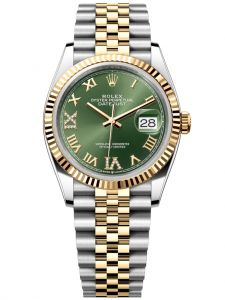 Đồng hồ Rolex Datejust 36 M126233-0025 126233-0025 Thép Oystersteel và Vàng Kim 18ct Mặt Xanh Olive