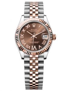 Đồng hồ Rolex Datejust M278271-0004 278271-0004 Oystersteel và vàng Everose, mặt số chocolate kim cương