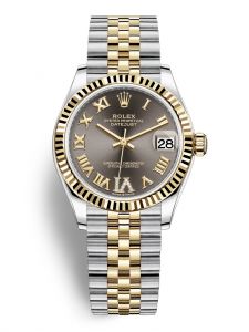 Đồng hồ Rolex Datejust 31 M278273-0018 278273-0018 Thép Oystersteel và Vàng Kim 18ct Mặt Xám đậm Niềng Kim cương