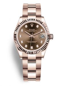 Đồng hồ Rolex Datejust 31 M278275-0017 278275-0017 Vàng Everose 18ct Mặt Chocolate