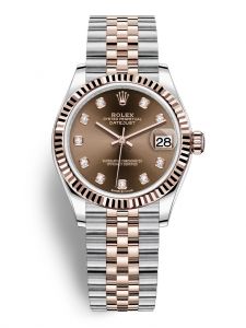 Đồng hồ Rolex Datejust 31 M278271-0028 278271-0028 Thép Oystersteel và Vàng Everose 18ct Mặt Chocolate