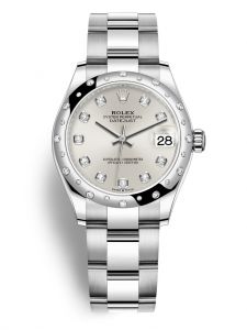 Đồng hồ Rolex Datejust 31 M278344RBR-0031 278344RBR-0031 Oystersteel, vàng trắng và kim cương - Mẫu mới 2020