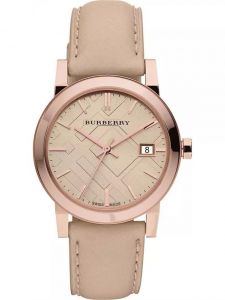 Đồng hồ Burberry The City Women's Beige Leather  BU9109