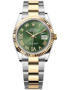 Đồng hồ Rolex Datejust 36 M126233-0026 126233-0026 Thép Oystersteel và Vàng Kim 18ct Mặt Xanh Olive