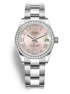 Đồng hồ Rolex Datejust 31 M278384RBR-0027 278384RBR-0027 Oystersteel, vàng trắng và kim cương - Mẫu mới 2020