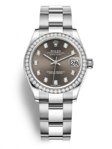 Đồng hồ Rolex Datejust 31 M278384RBR-0009 278384RBR-0009 Oystersteel, vàng trắng và kim cương - Mẫu mới 2020