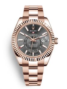 Đồng hồ Rolex Sky-Dweller 42 M326935-0007 326935-0007 Vàng Everose 18ct Mặt Ghi đậm