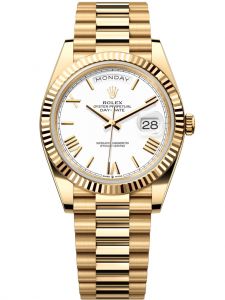 Đồng hồ Rolex Day-Date M228238-0042 228238-0042 vàng vàng, mặt số trắng