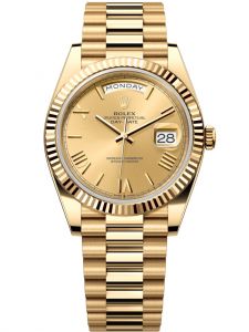 Đồng hồ Rolex Day-Date 40 M228238-0006 228238-0006 Vàng Kim 18ct Mặt champagne