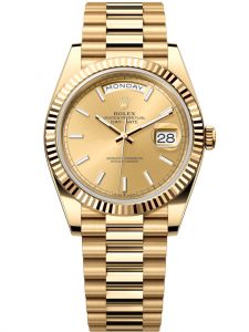 Đồng hồ Rolex Day-Date 40 M228238-0003 228238-0003 Vàng Kim 18ct Mặt champagne