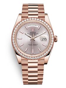 Đồng hồ Rolex Day-Date 40 M228345RBR-0010 228345RBR-0010 vàng Everose và kim cương