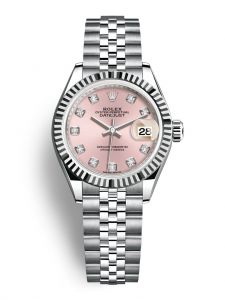 Đồng hồ Rolex Lady-Datejust 28 M279174-0003 279174-0003 Thép Oystersteel và Vàng Trắng 18ct Mặt Hồng
